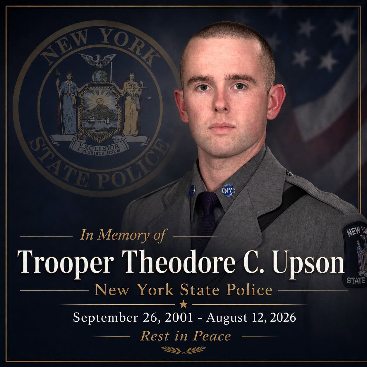 Theodore Upson Cancer, Newport New York, Death-Funeral: New York State Police Honor Trooper Theodore C. Upson Following Battle With Cancer